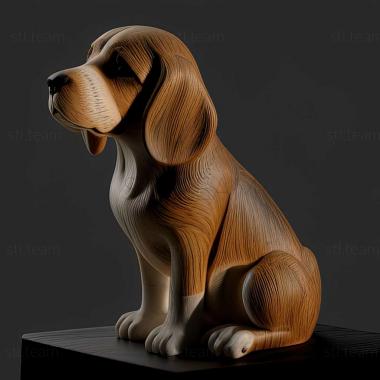 3D модель Собака Бігль (STL)
